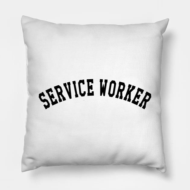 Service Worker Pillow by KC Happy Shop