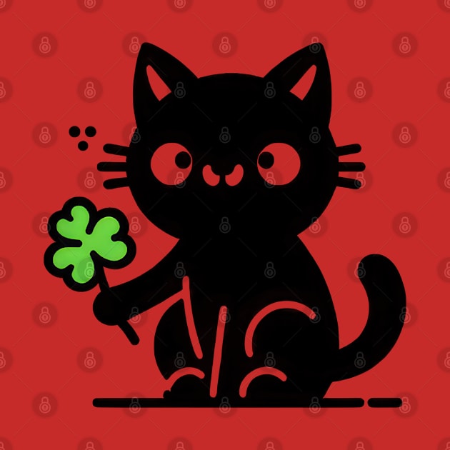 St Patrick's Day Cat by TooplesArt