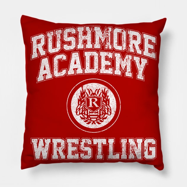 Rushmore Academy Wrestling Pillow by huckblade