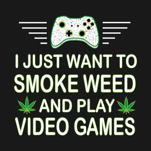 Gamer Weed Gifts T-Shirt