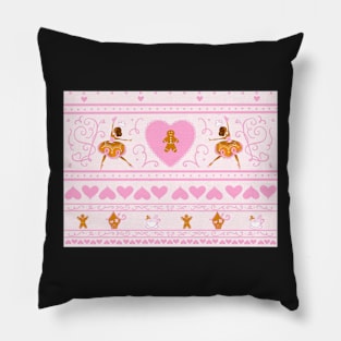 Gingerbread Ballerina Pillow