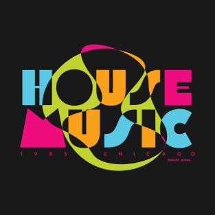 House Music remix colour T-Shirt