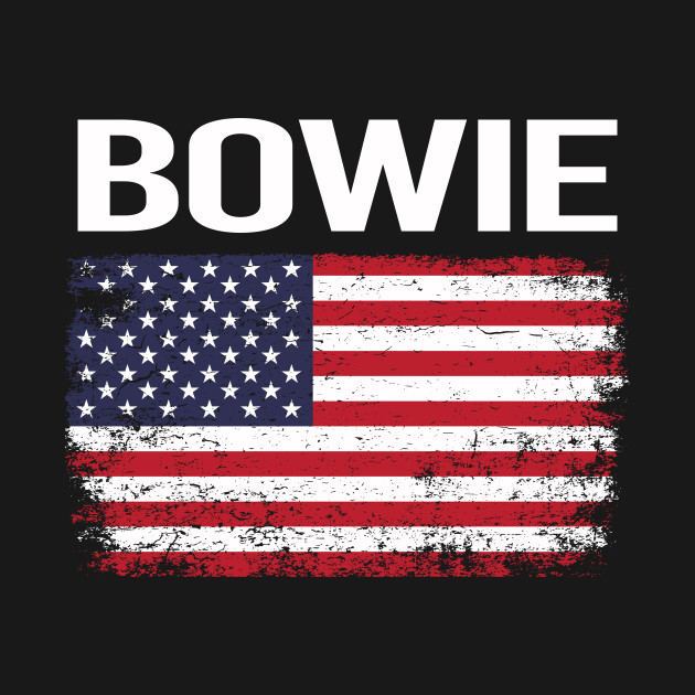 Disover The American Flag Bowie - Bowie - T-Shirt