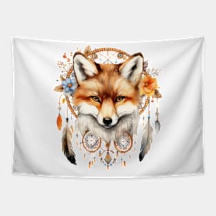 Native American Fox Tapestry