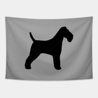 Wire Fox Terrier Silhouette Tapestry