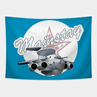 Cartoon airplane Tapestry