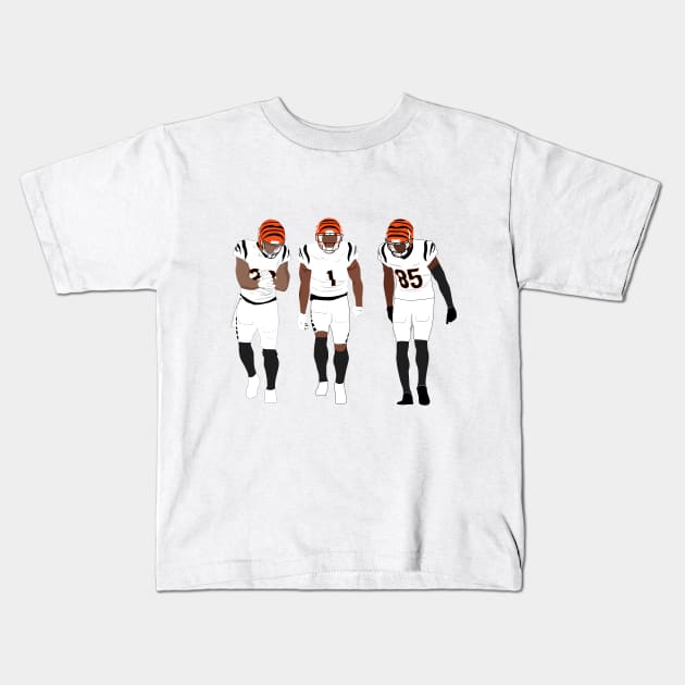 Griddy (mixon, Chase, Higgins) - Jamarr Chase - Kids T-Shirt