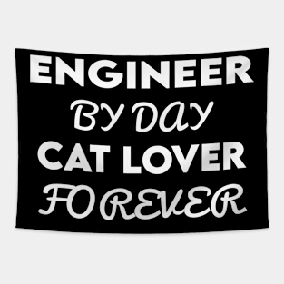 engineer cat Tapestry