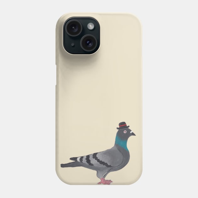 Mr. Pigeon Phone Case by Vera T.