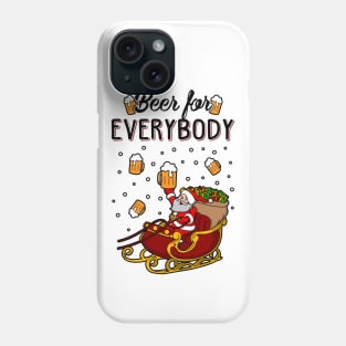 Beer For Everybody Funny Christmas Sweater Phone Case