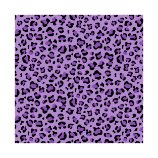 Leopard Print, Leopard Spots, Purple Leopard T-Shirt