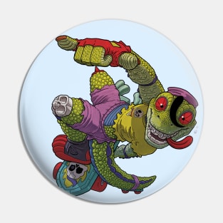 Mondo Gecko, The Mutant Skater Pin