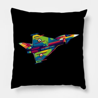 Typhoon Jet Fighter Pillow