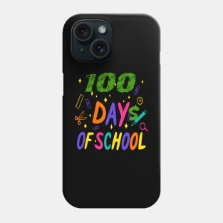 100 Days of school Phone Case