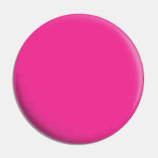 Solid Flirt hot Pink Monochrome Minimal Design Pin