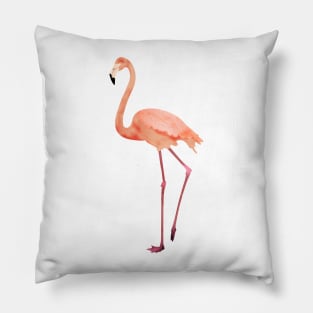 The Flamingo Dance navy background Pillow