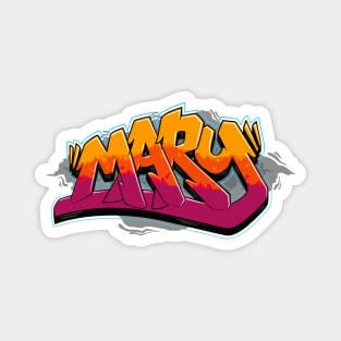 Mary graffiti name Magnet