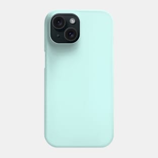 Pastel Aqua Blue Plain Solid Color Phone Case