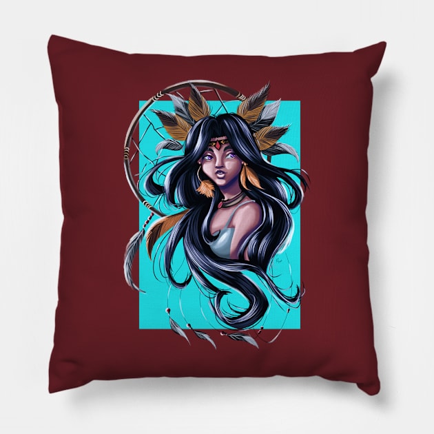 Dream Catcher Pillow by anapeig