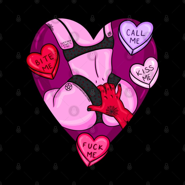 Satan Loves Me by BreezyArtCollections 