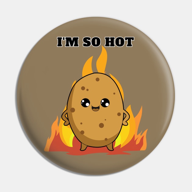 Hot Potato Pin by Zero Pixel