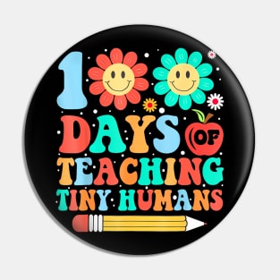 100Th Day Of School Teacher Kids 100 Days Of Teaching Pin