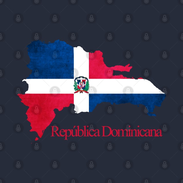 República Dominicana - Dominican Republic Flag by Hispaniola-Fineart