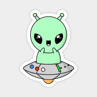 Kawaii Alien Magnet