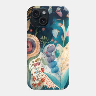 Floral Pattern Fairy Garden Phone Case