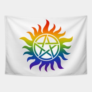 Supernatural - Gay Pride Tapestry