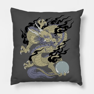 Japanese Dragon Pillow