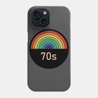 Retro rainbow 70s Phone Case