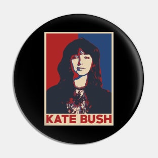 Kate Bush Pop Art Style Pin