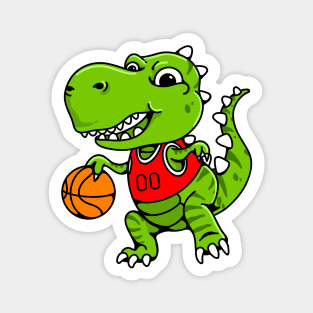 Basketball T Rex Magnet