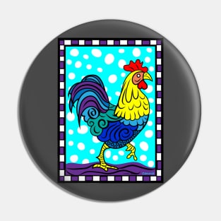 Handsome Rooster Pin