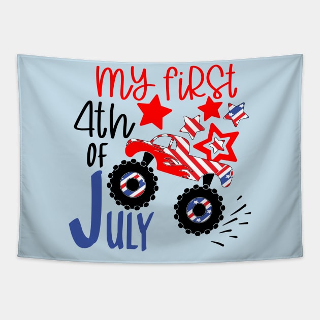 My first 4th of july..independence day gift for kids Tapestry by DODG99