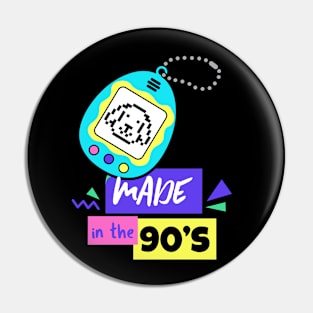 Made in the 90's Pin