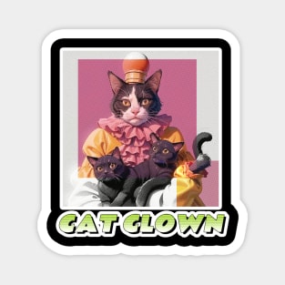 Cat Clown,Cat Joker,Cat Miaw Lover Magnet