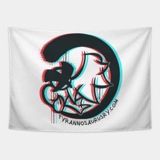 Tyrannosaurus Ry Logo Tapestry