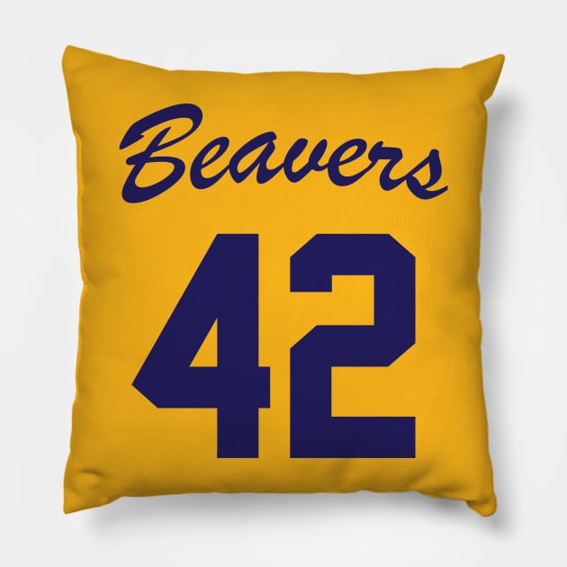 GO BEAVERS! Pillow by HeyBeardMon