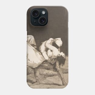 They Carried Her Off! by Francisco Goya Phone Case