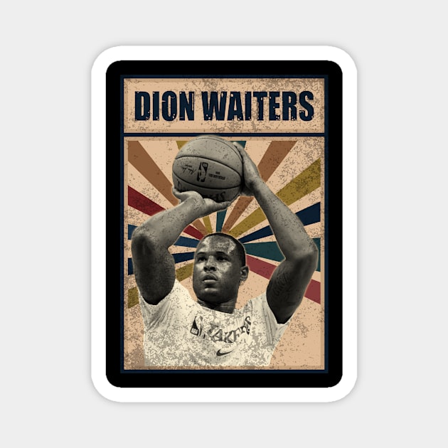 Los Angeles Lakers Dion Waiters Magnet by RobinaultCoils