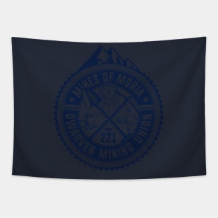 Mines of Moria Dwarven Mining Union Tapestry