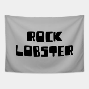 Rock Lobster, black Tapestry