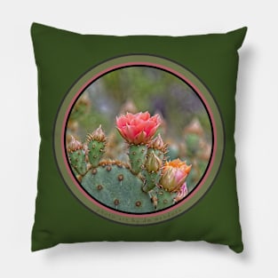 Prickly Pear Bloom Pillow