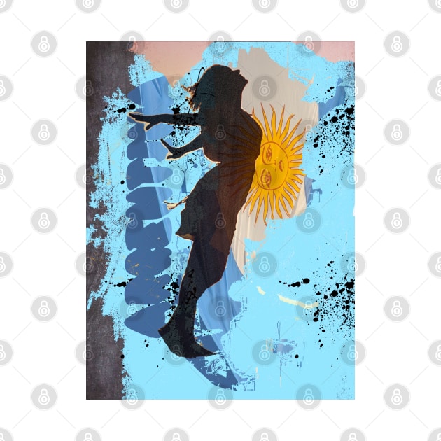 July 9, Argentina independence day, digital painting by Kentokiyo