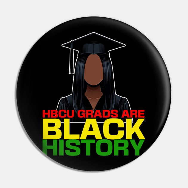 HBCU Grads are Black History Month Women Pin by blackartmattersshop