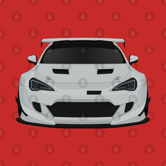 GT86 widebody Ice-silver by VENZ0LIC