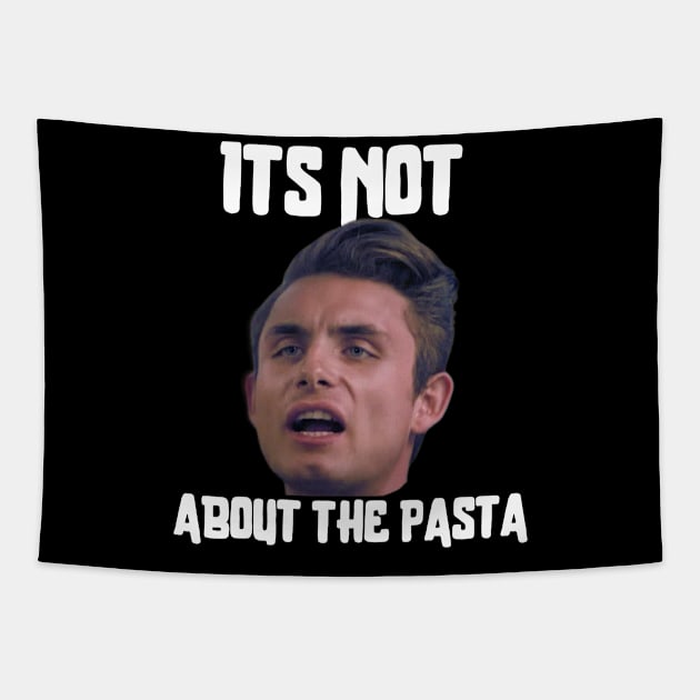 It’s not about the Pasta Tapestry by PlayfulPrints