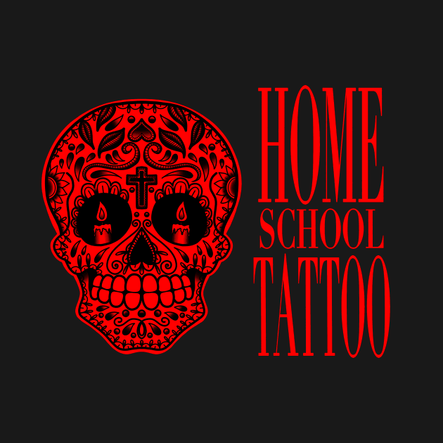 HomeSchoolTattoo Sugarskull by HomeSchoolTattoo